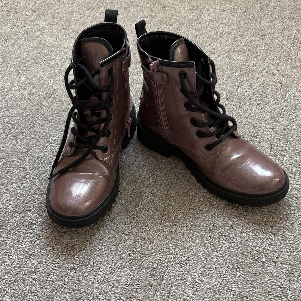 Girls waterproof geox shiny boots